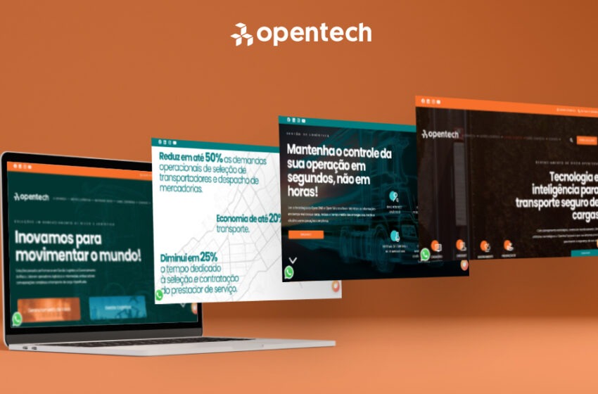  Referência em inovação logística, Opentech lança novo site