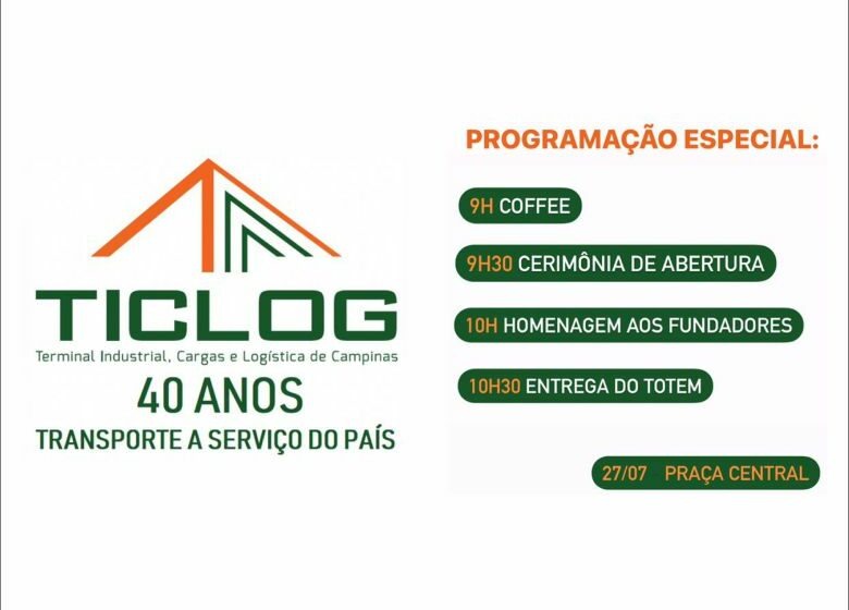  TICLOG, maior terminal logístico privado da América Latina, completa 40 anos