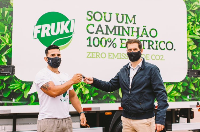  Bebidas Fruki inicia operação logística com caminhões elétricos no RS