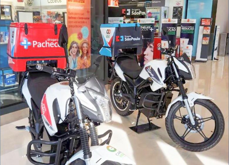  Grupo DPSP começa realizar entregas com o auxílio de motos elétricas