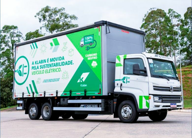  Klabin reforça vocação em ESG e adota caminhões elétricos para realizar entregas no interior de São Paulo
