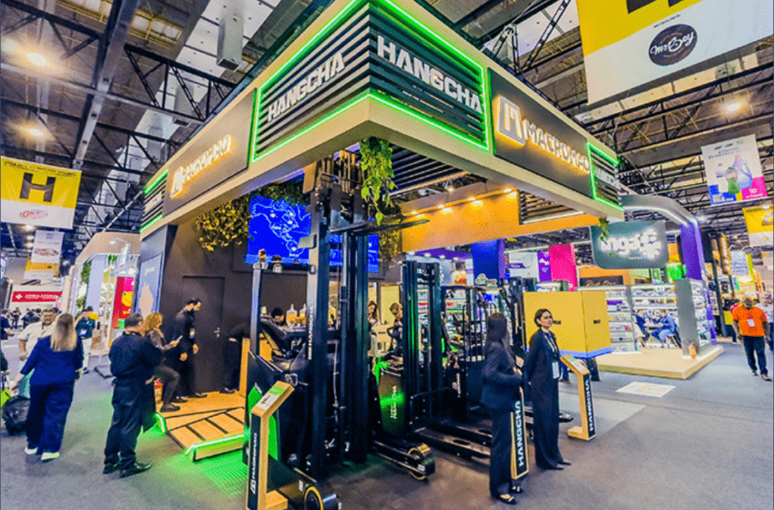 Macromaq apresenta empilhadeiras elétricas na APAS Show