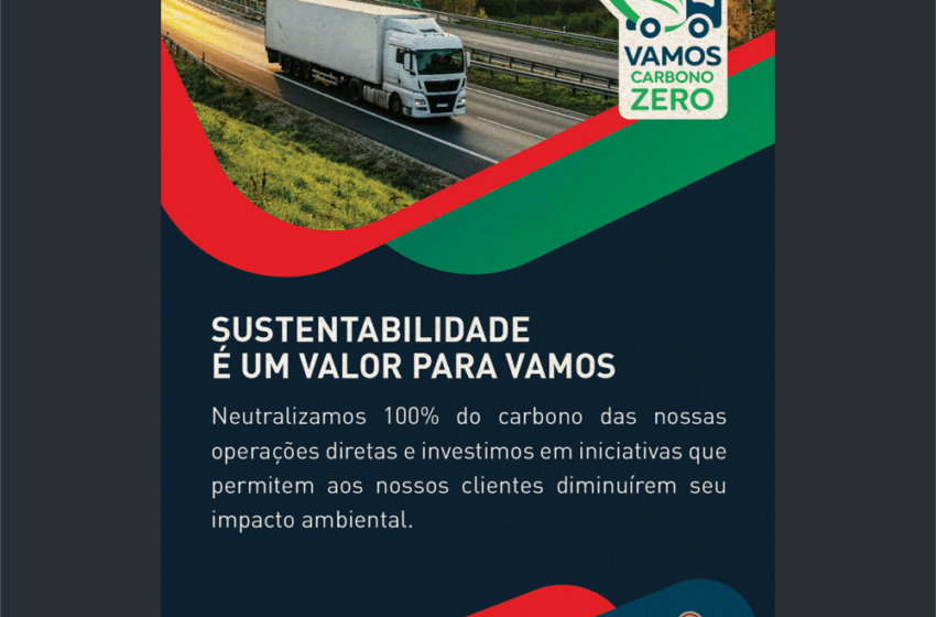 Vamos aposta em frota renovada e energia limpa para reduzir emissões