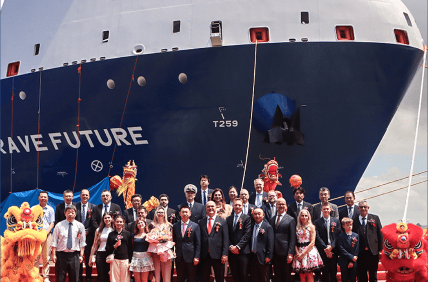 Braskem recebe navio Brave Future