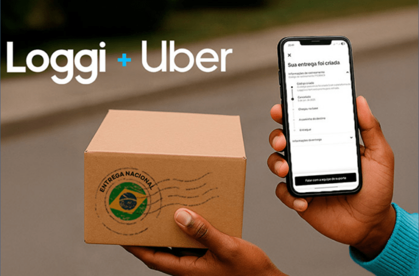 Uber e Loggi lançam entregas nacionais integradas